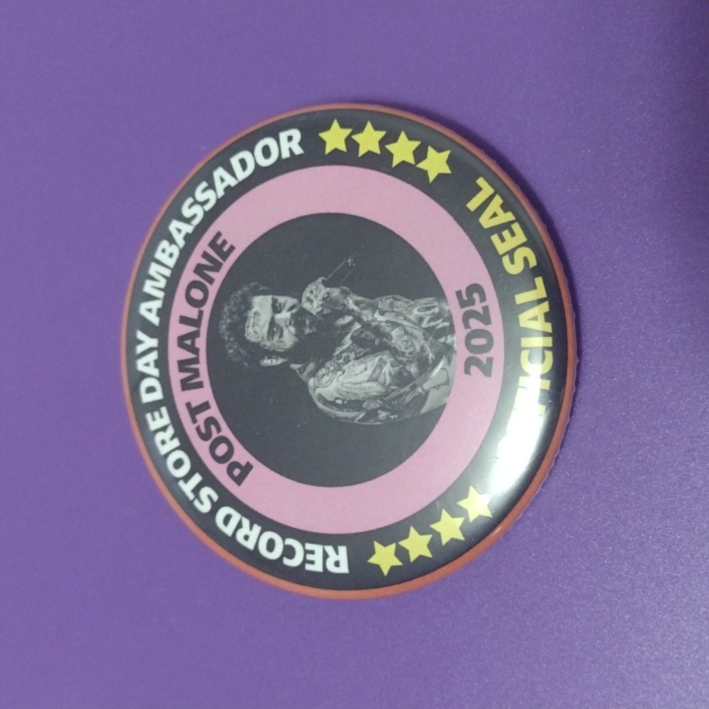 2025 Post Malone Record Store Day Ambassador Button